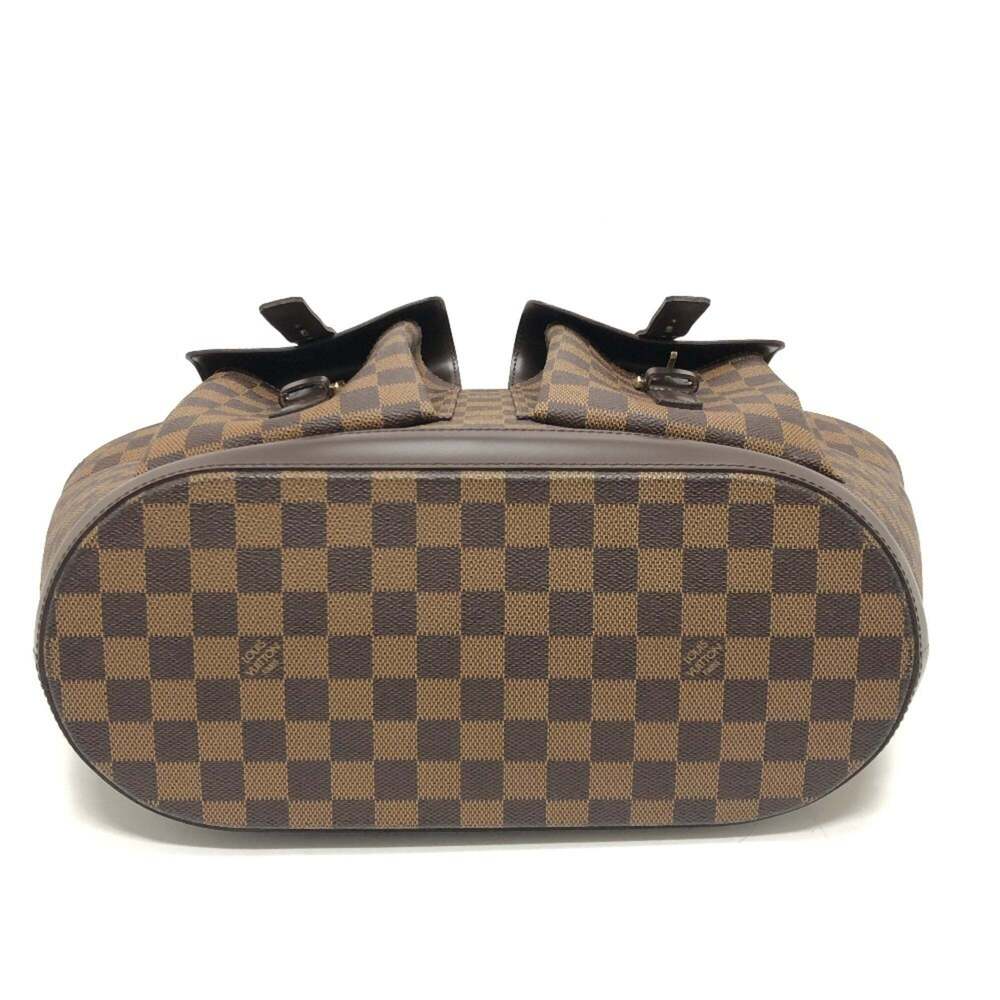 LOUIS VUITTON Brown Damier Canvas Tote Bag - Picture 4 of 13